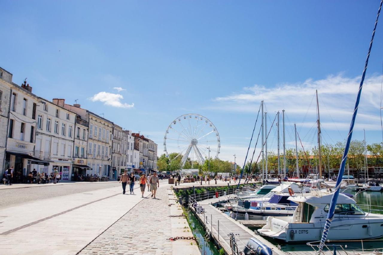 Charmant Cocon Iode Cosy Equipe, Baigne De Lumiere, Situe Au Coeur De La Rochelle A 1Min A Pied Du Marche Central Avec Tv Et Wifi Kültér fotó